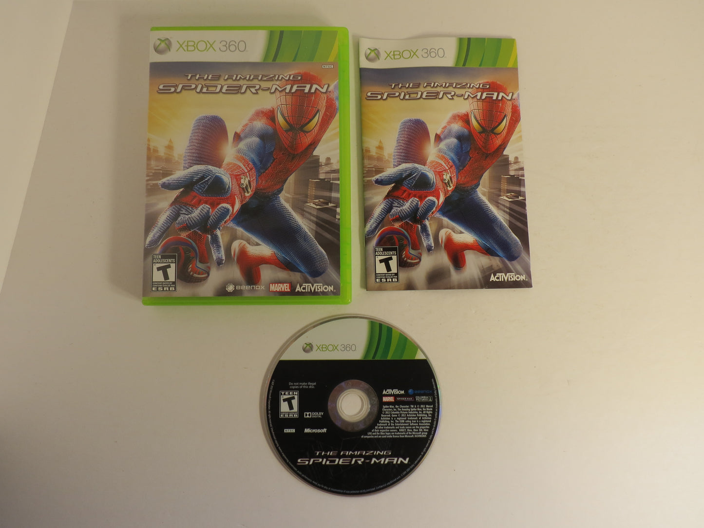 The Amazing Spider-Man Xbox 360 Game CIB