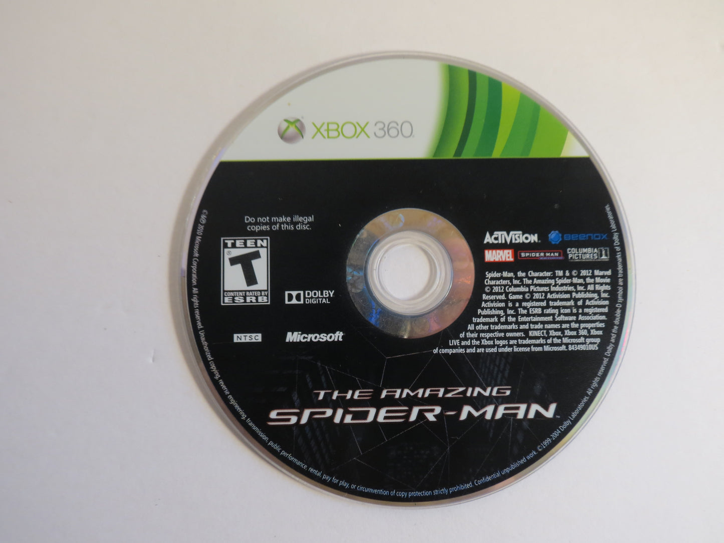 The Amazing Spider-Man Xbox 360 Game CIB