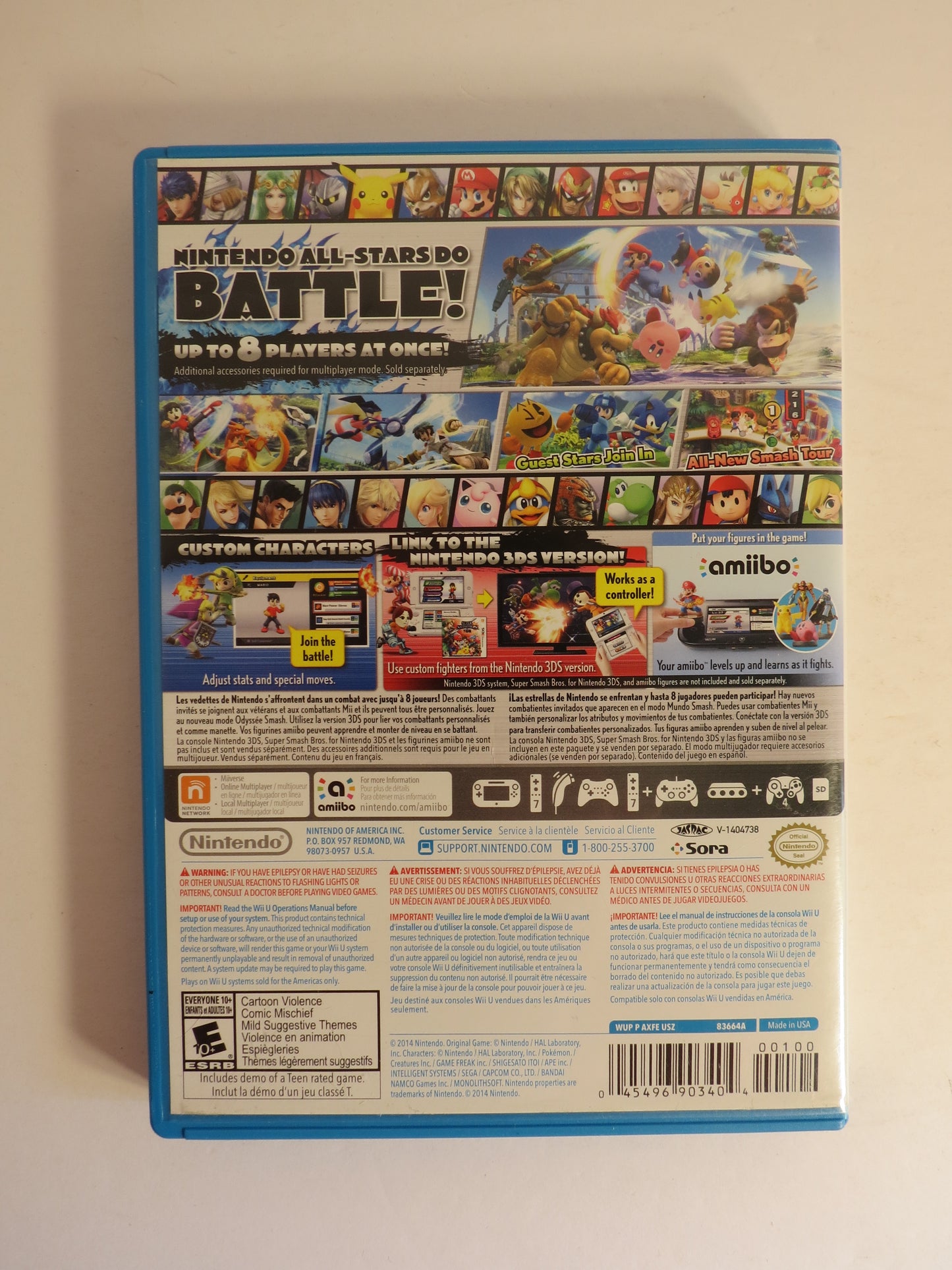 Super Smash Bros Wii U Nintendo Wii U Game CB
