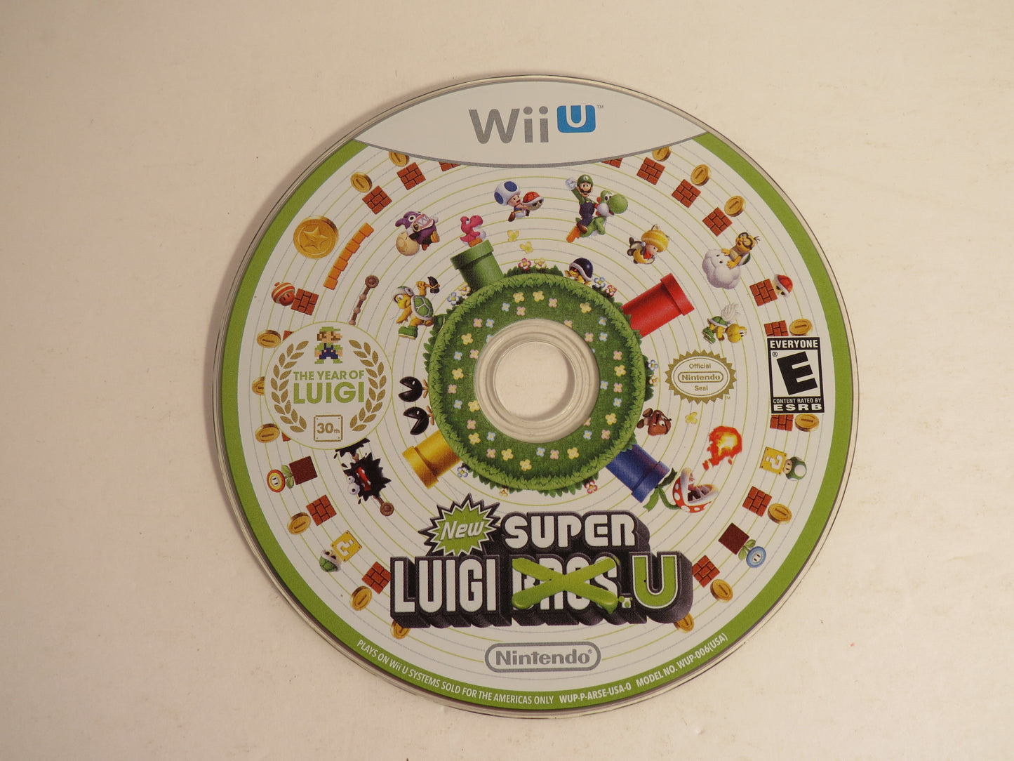 New Super Luigi U Green Case Nintendo Wii U Game CB