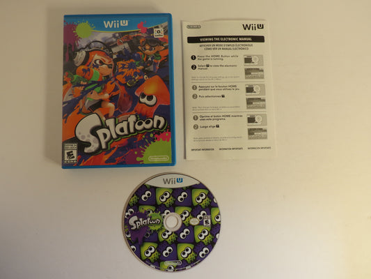 Splatoon Nintendo Wii U Game CB