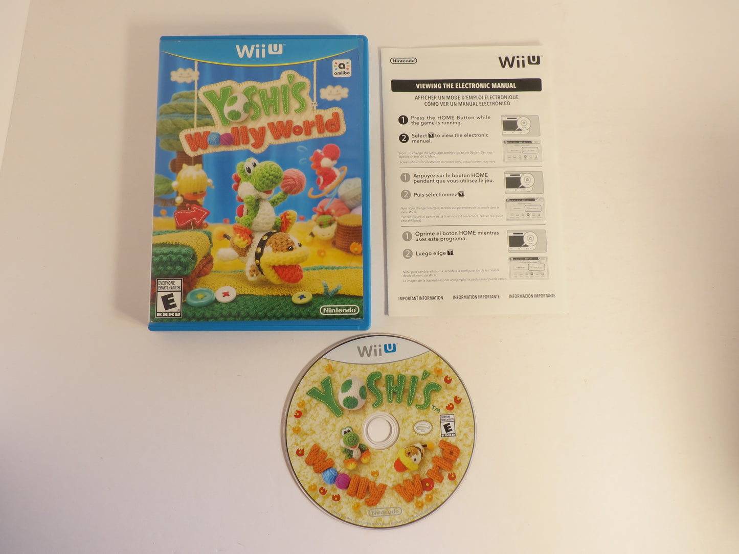 Yoshi's Woolly WorldNintendo Wii U Game CB