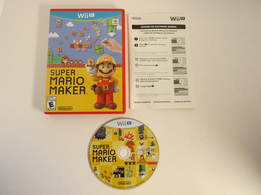 Super Mario Maker Nintendo Wii U Game CB