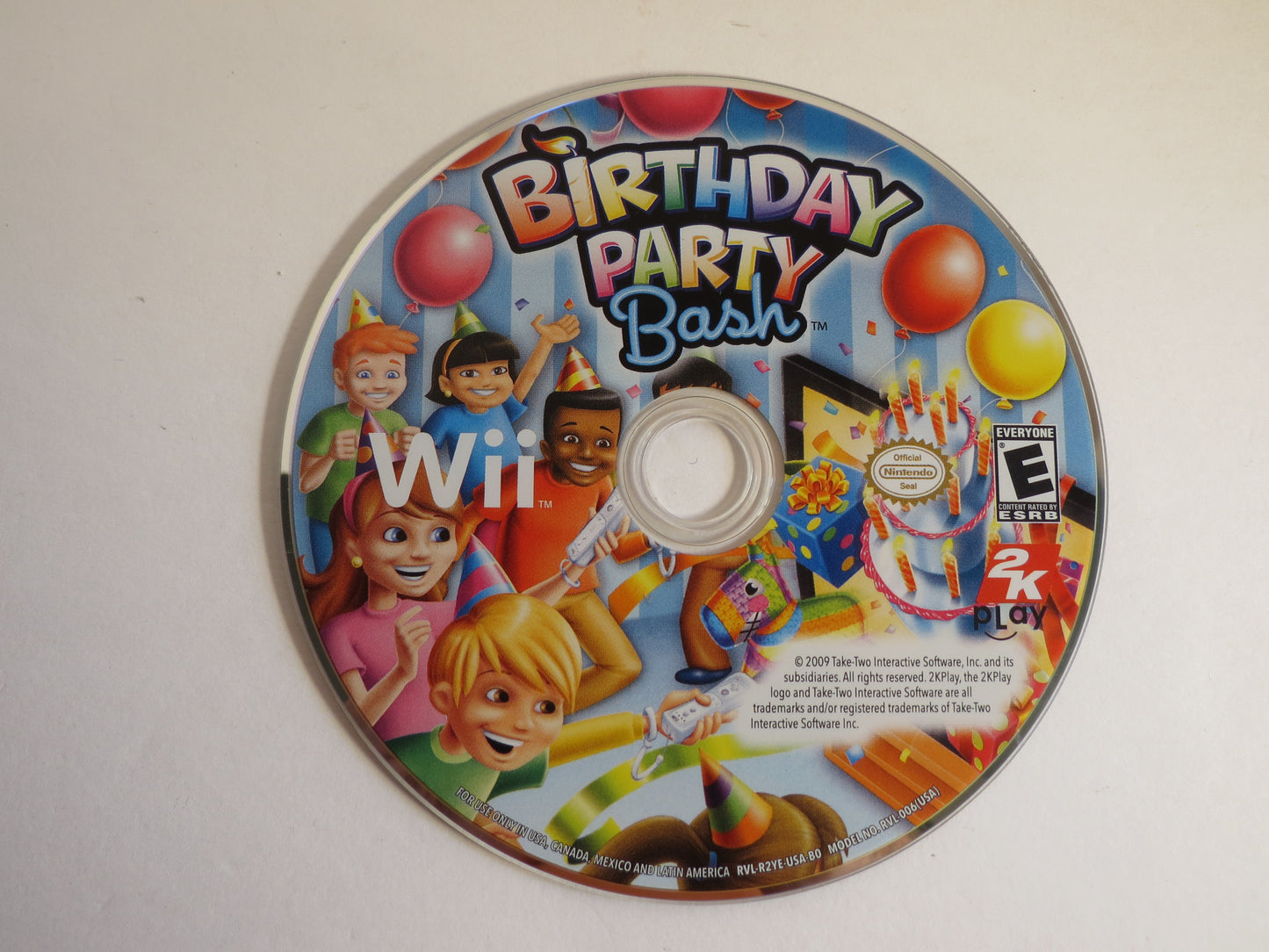 Birthday Party Bash Nintendo Wii Game CIB