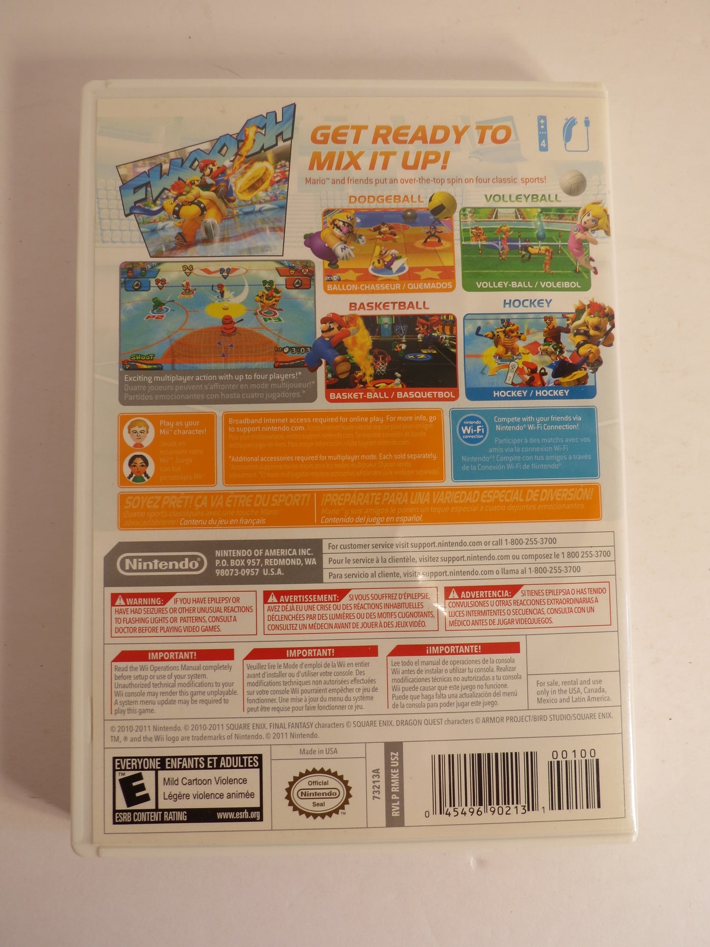 Mario Sports Mix Nintendo Wii Game CIB