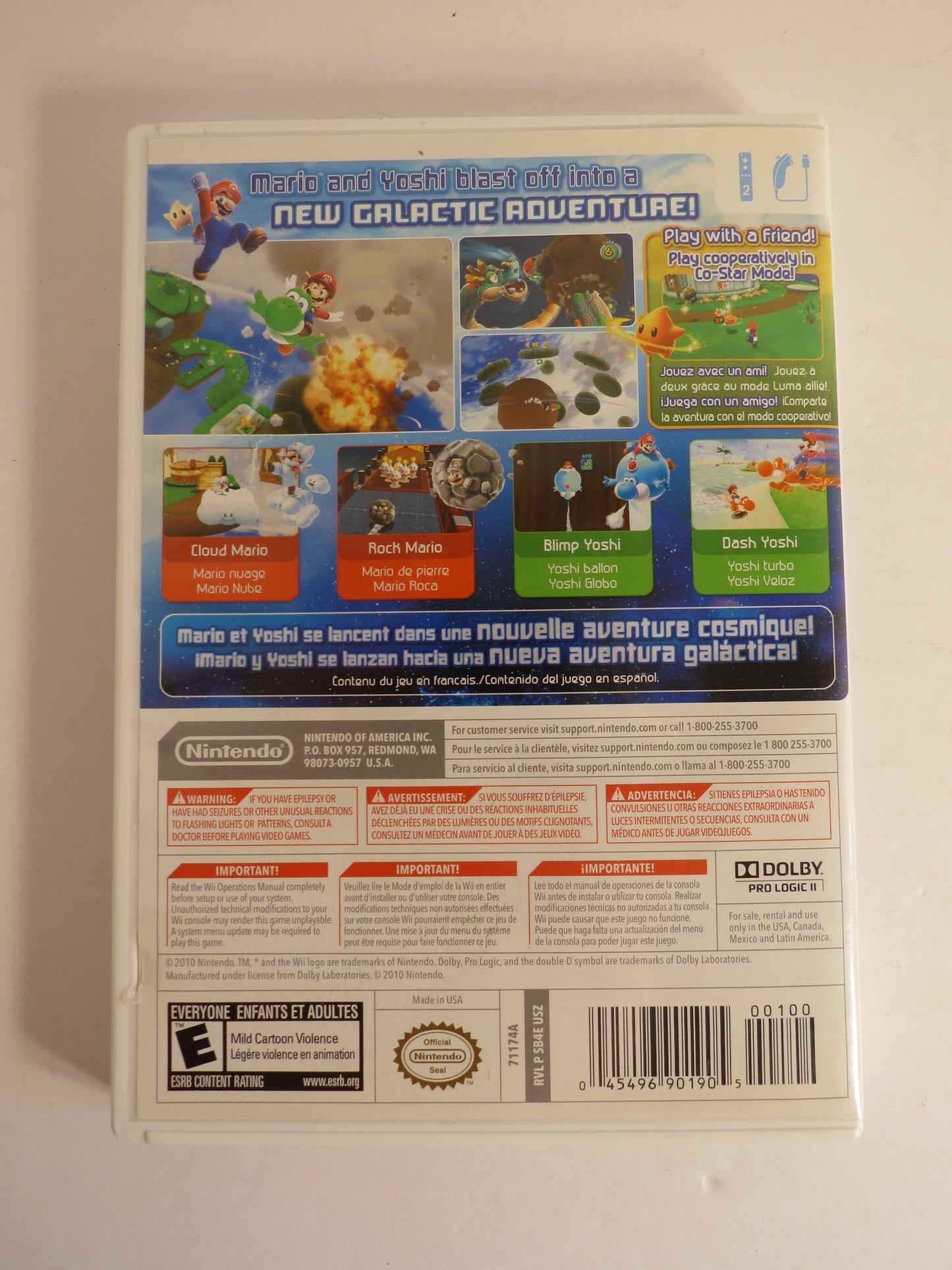 Super Mario Galaxy 2 Nintendo Wii Game CIB