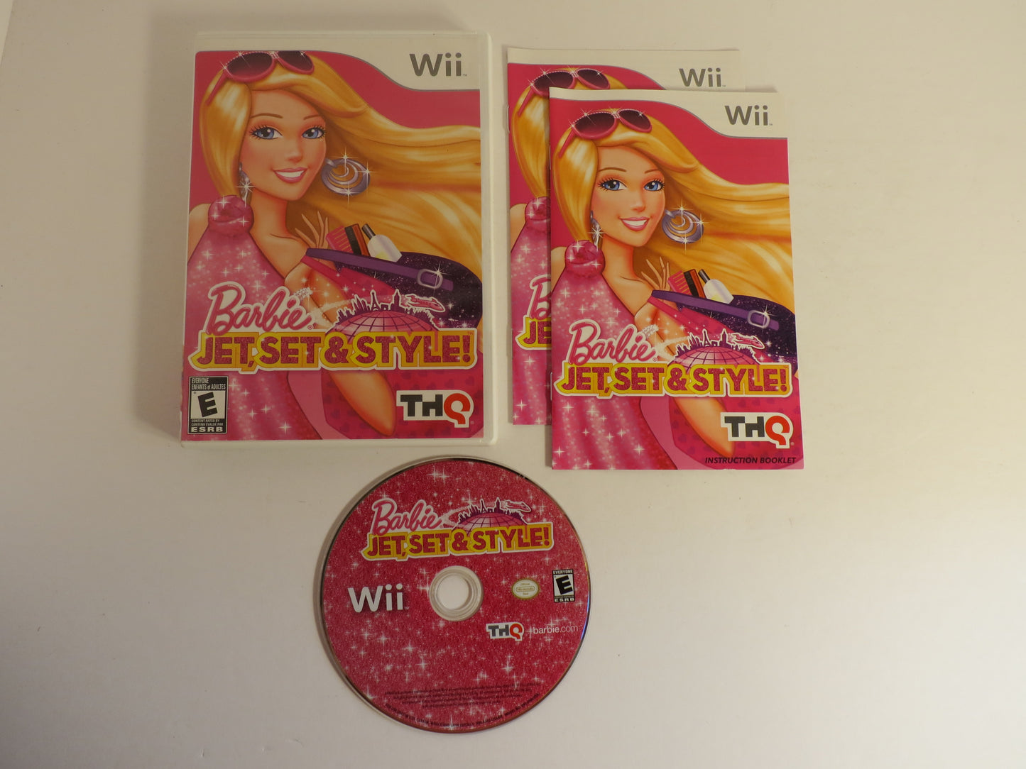 Barbie Jet Set & Style! Nintendo Wii Game CIB