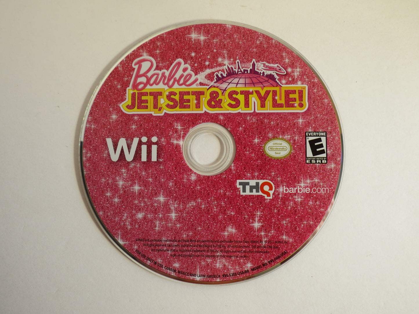 Barbie Jet Set & Style! Nintendo Wii Game CIB