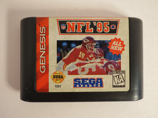 NFL '95 Sega Genesis Game