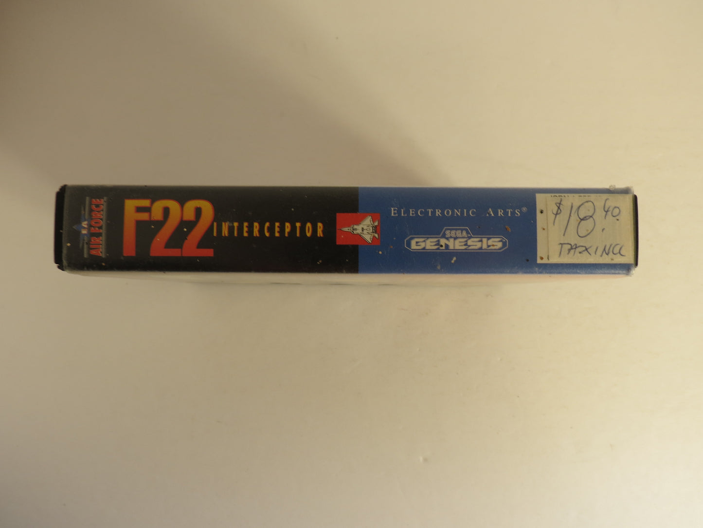 F-22 Interceptor Sega Genesis Game CB