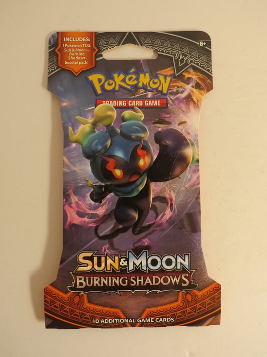 Sun & Moon Burning Shadows Marshadow Pokemon Booster Pack Sleeved