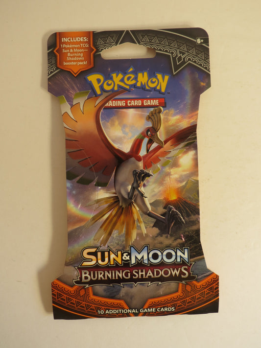 Sun & Moon Burning Shadows Ho-Oh Pokemon Booster Pack Sleeved