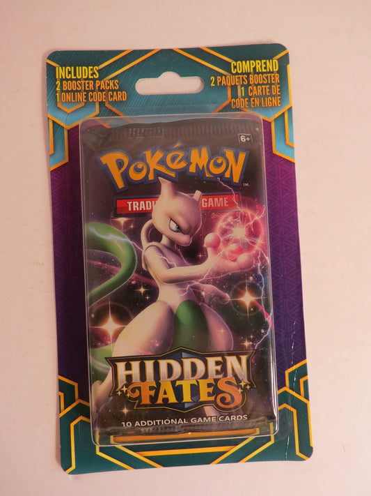 Hidden Fates 2 Booster Pack Blister Mewtwo Pokemon