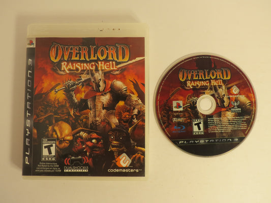 overlord Raising Hell Playstation 3 PS3 Game CB