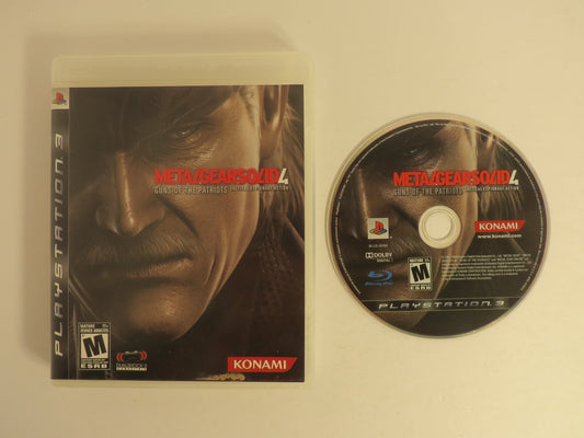 Metal Gear Solid 4 Guns of the Patriots Playstation 3 PS3 Game CB