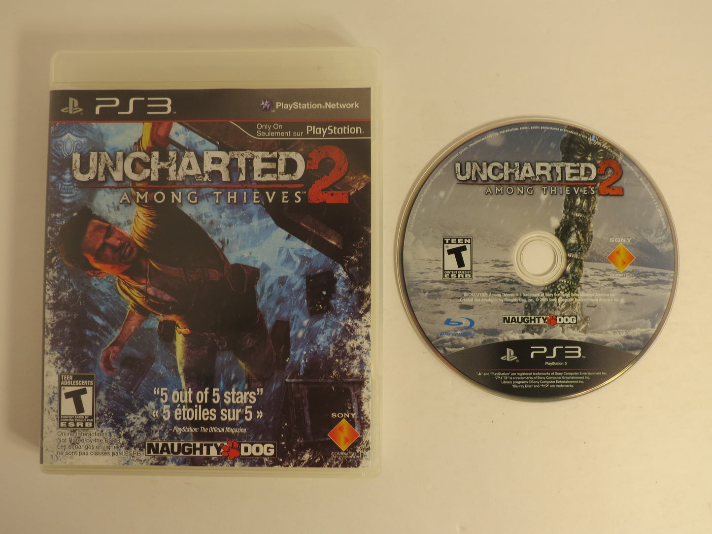 Uncharted 2: Among Thieves Playstation 3 PS3 Game CB