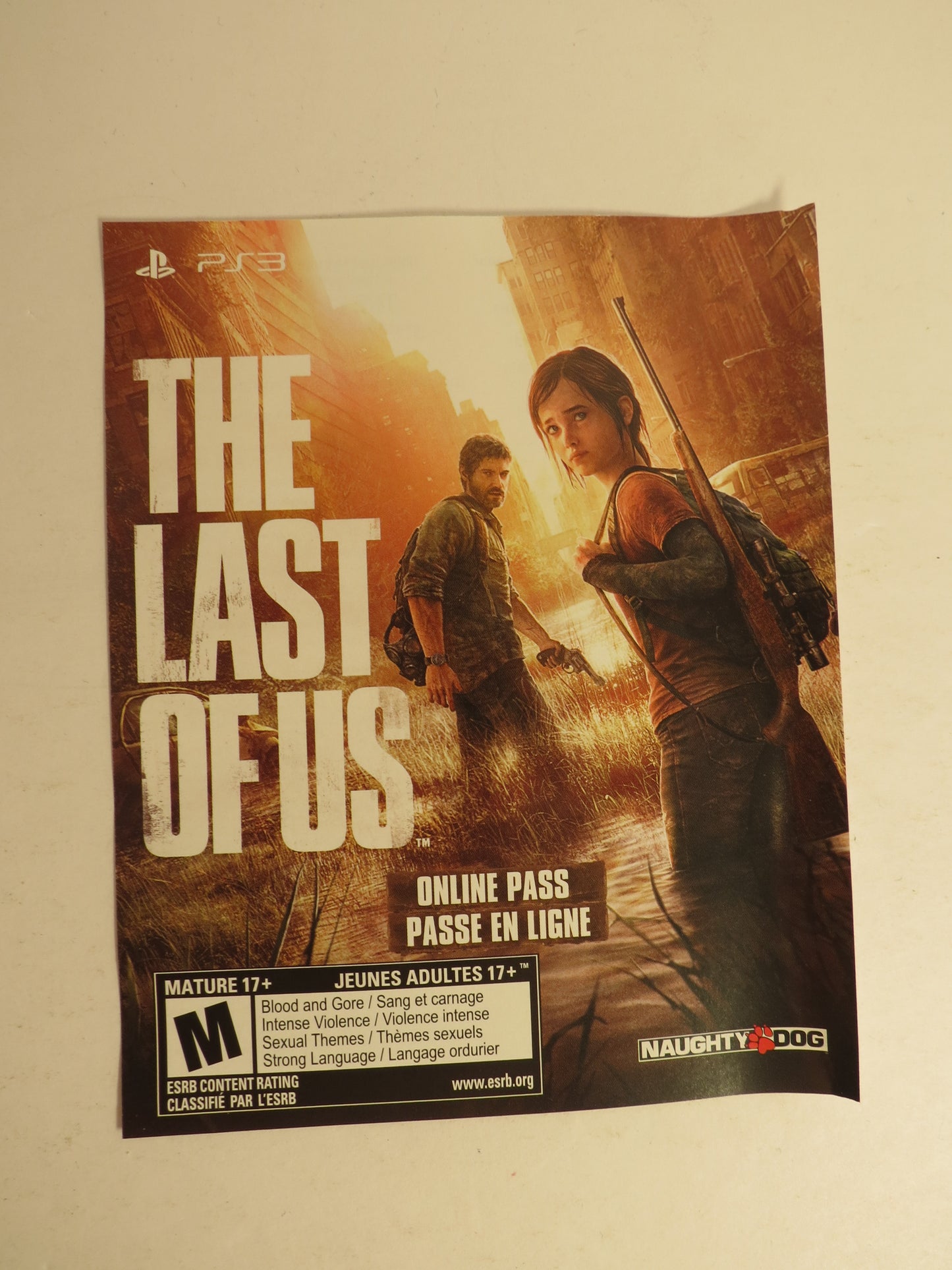 The Last of Us Playstation 3 PS3 Game CB