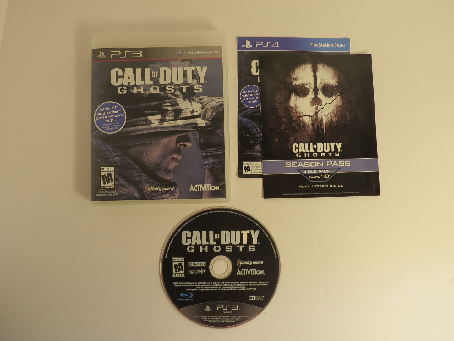 Call of Duty Ghosts Playstation 3 PS3 Game CB