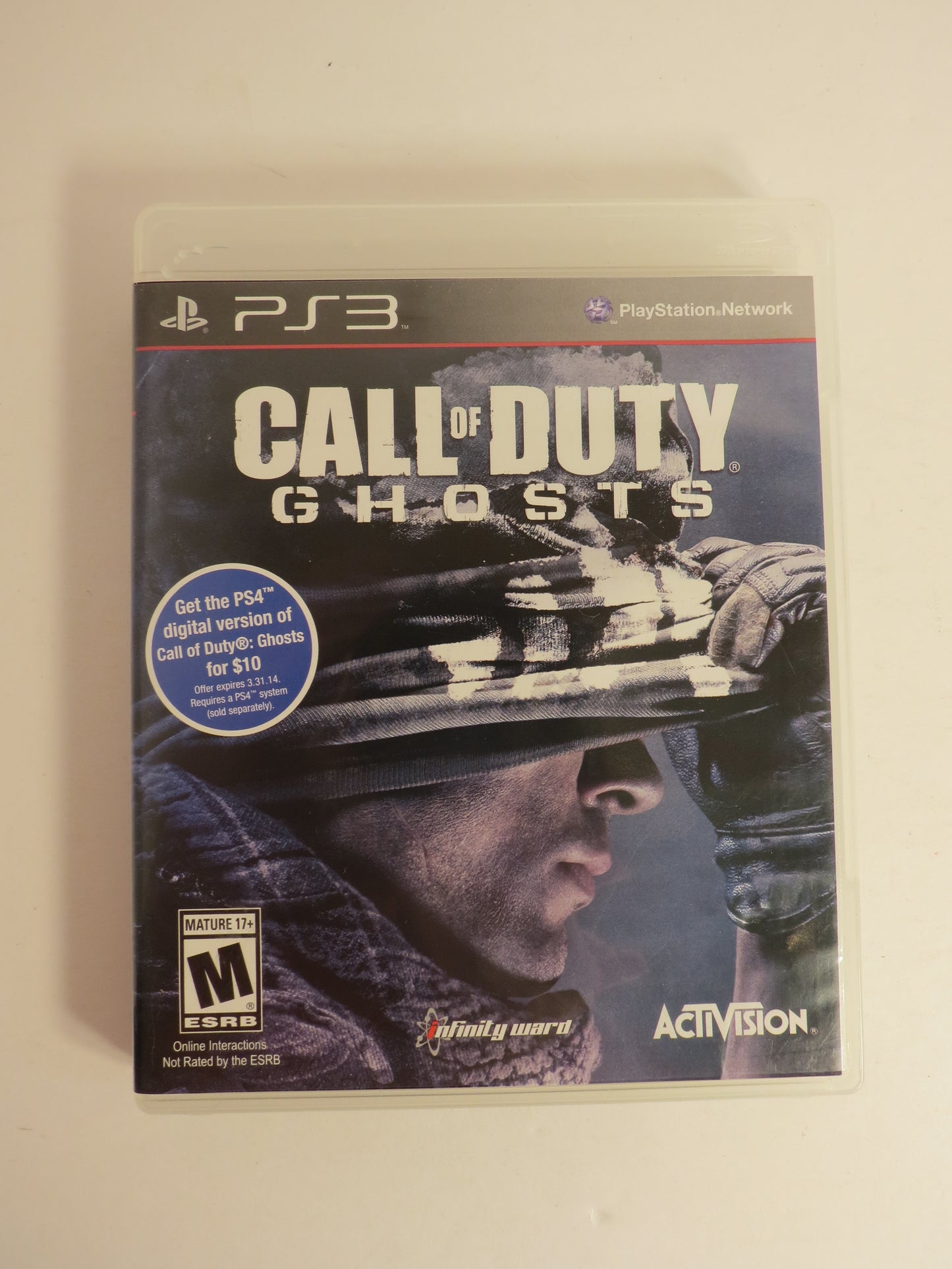 Call of Duty Ghosts Playstation 3 PS3 Game CB