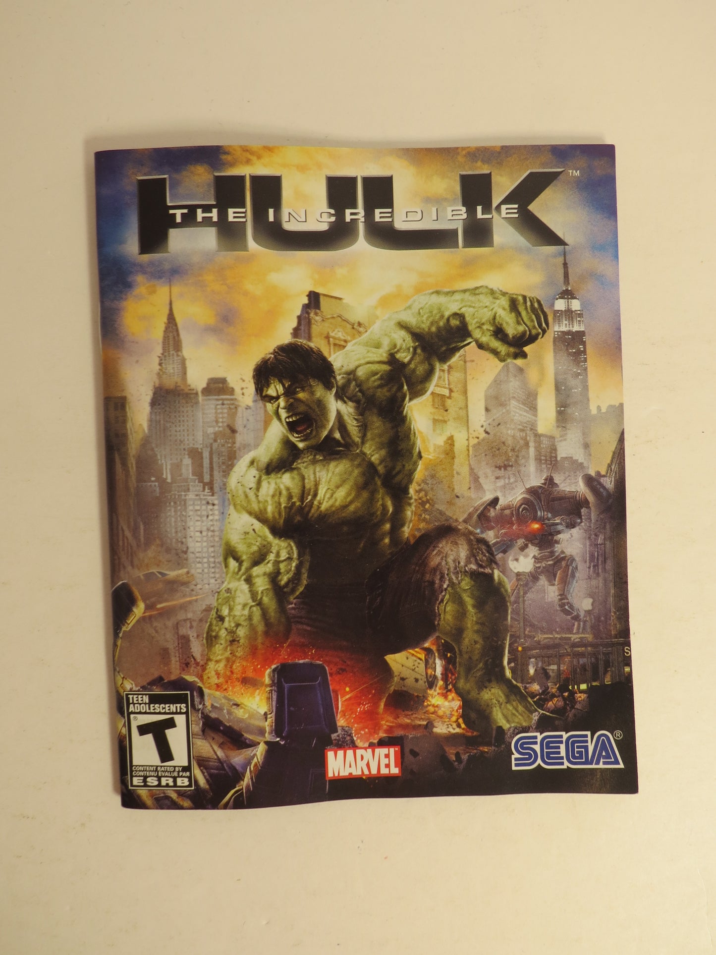 The Incredible Hulk Playstation 3 PS3 Game CIB