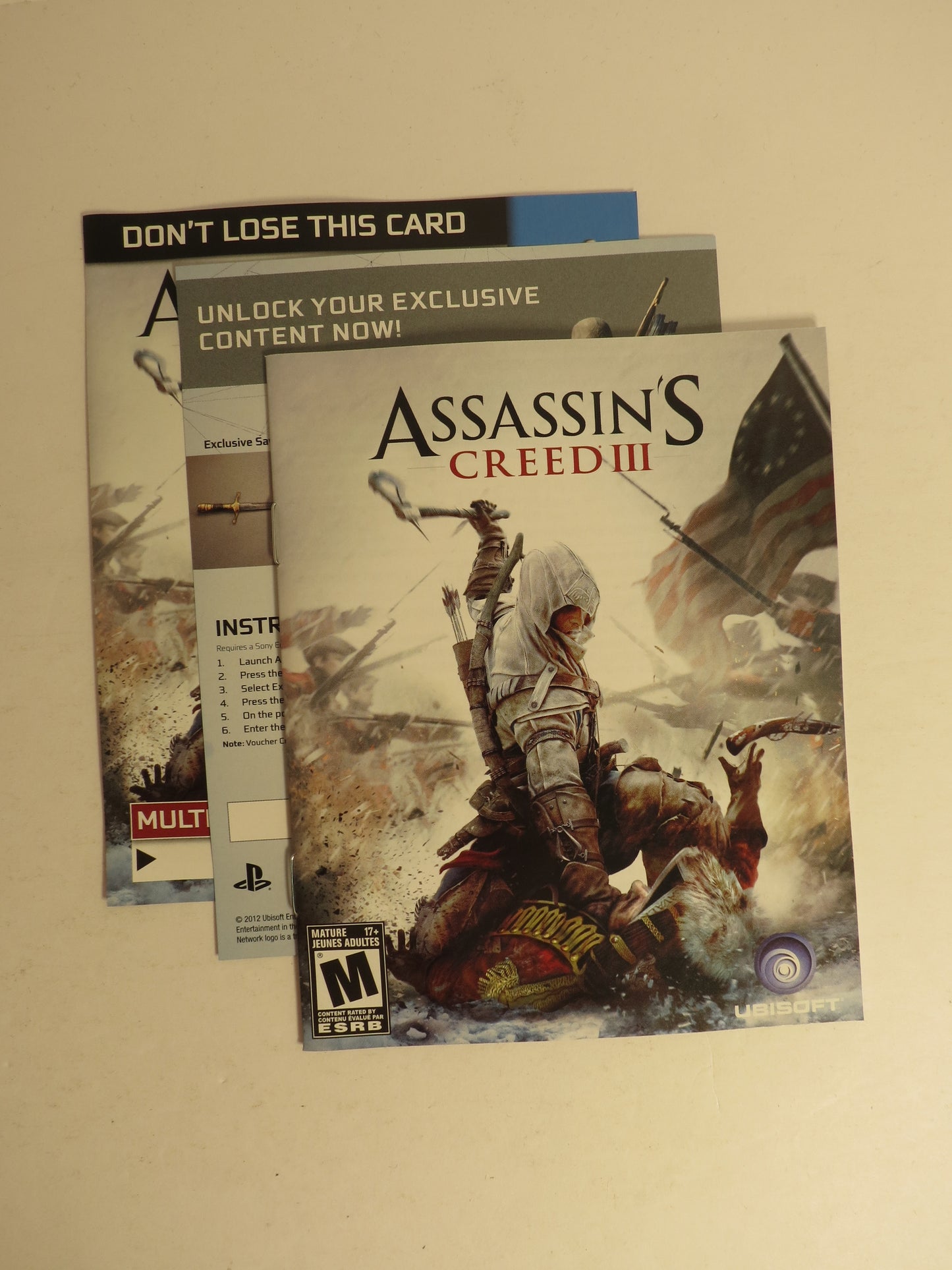 Assassins Creed III Playstation 3 PS3 Game CIB