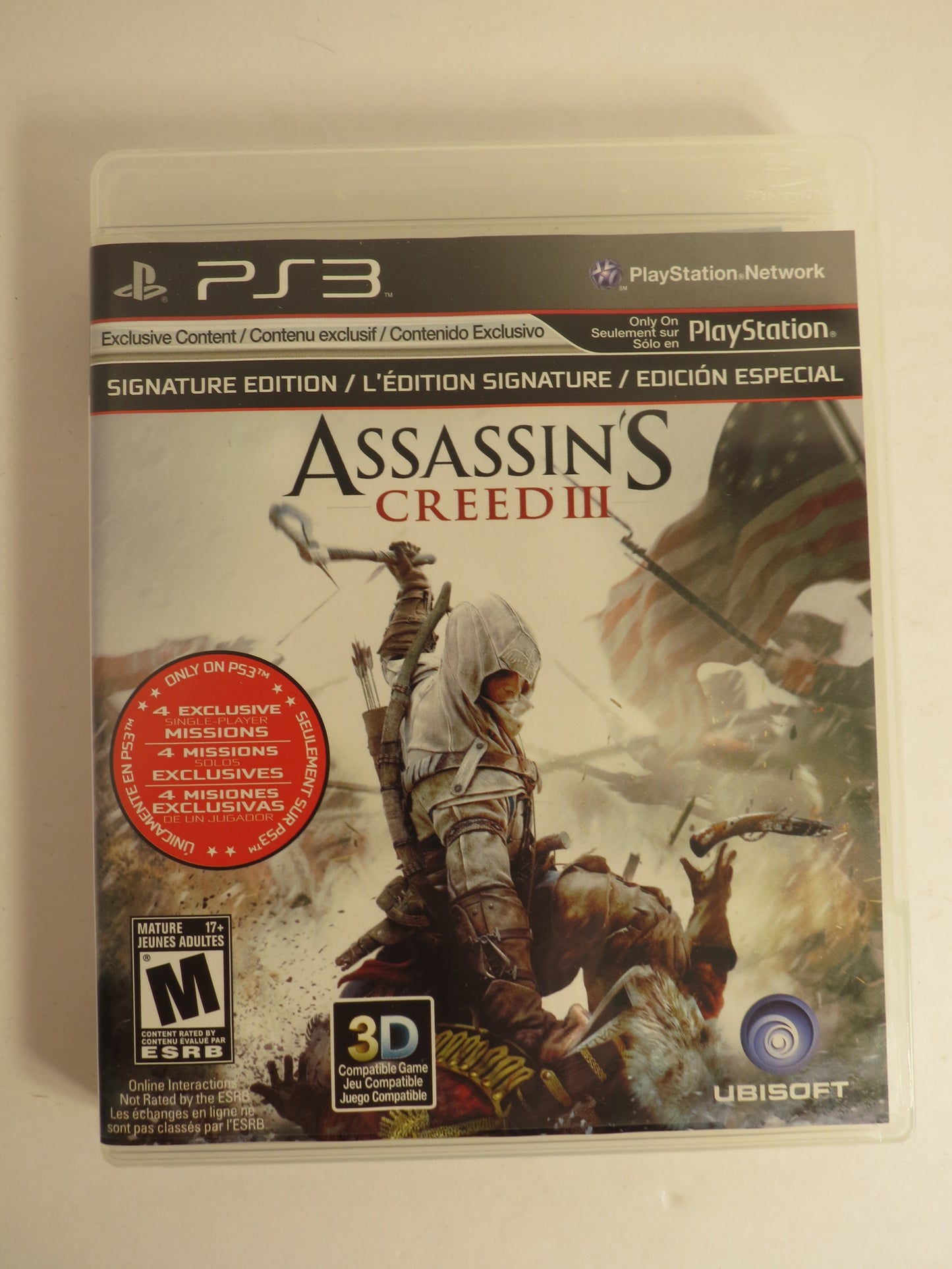 Assassins Creed III Playstation 3 PS3 Game CIB