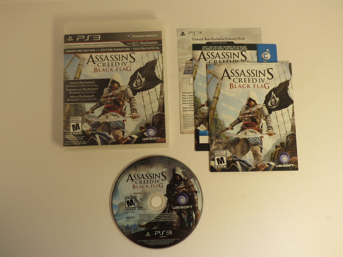 Assassins Creed IV Black Flag Playstation 3 PS3 Game CIB