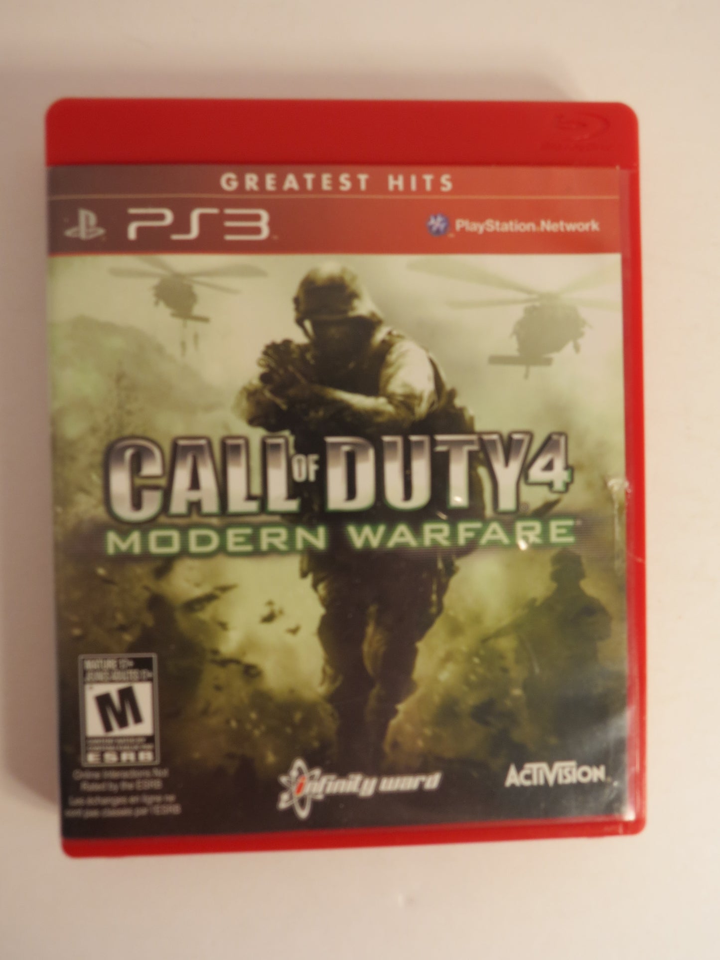 Call of Duty 4 Modern Warfare Greatest Hits Playstation 3 PS3 Game CIB