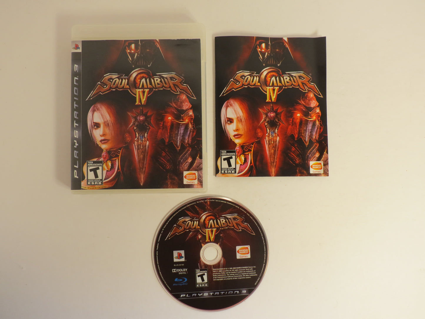 Soul Calibur IV Playstation 3 PS3 Game CIB