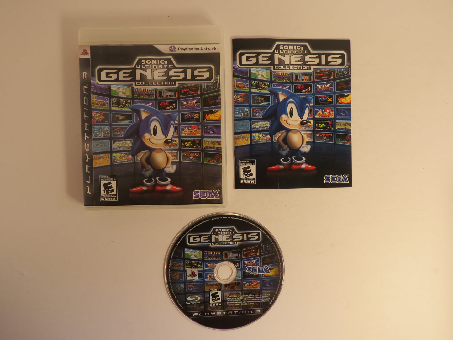 Sonic's Ultimate Genesis Collection Playstation 3 PS3 Game CIB