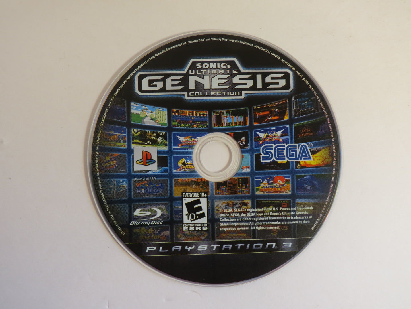 Sonic's Ultimate Genesis Collection Playstation 3 PS3 Game CIB