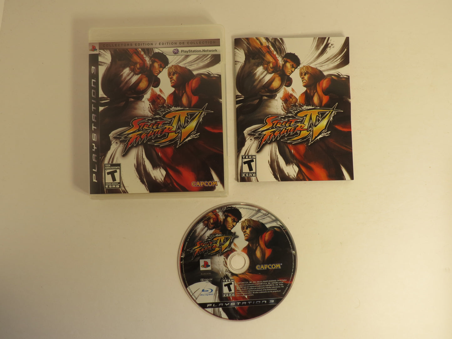 Street Fighter IV Collectors Edition Playstation 3 PS3 Game CIB