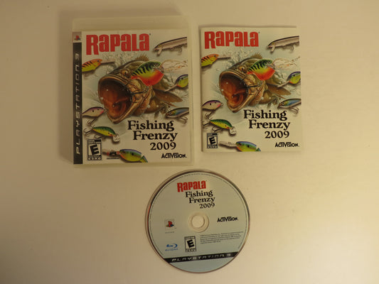 Rapala Fishing Fenzy 2009 Playstation 3 PS3 Game CIB