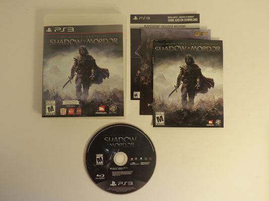 Middle Earth: Shadow of Mordor Playstation 3 PS3 Game CIB