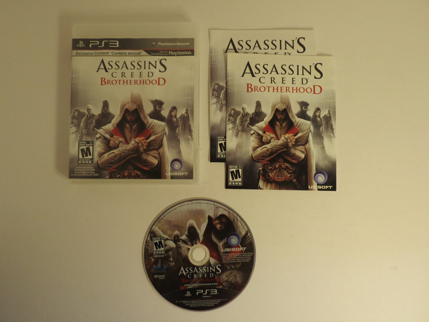 Assassins Creed Brotherhood Playstation 3 PS3 Game CIB