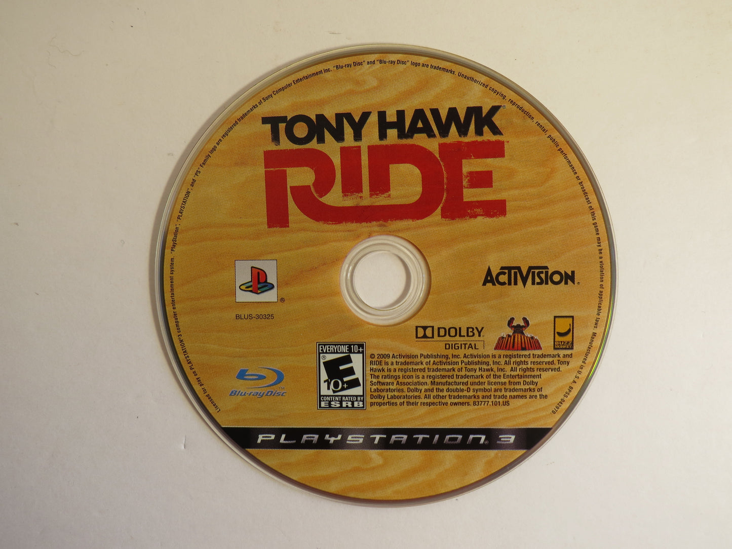 Tony Hawk: Ride Not for Resale Playstation 3 PS3 Game CIB