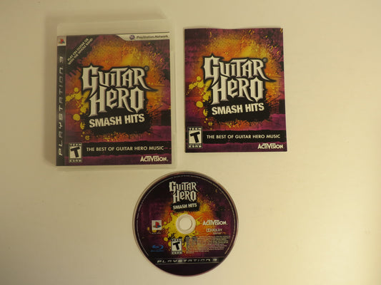 Guitar Hero Smash Hits Playstation 3 PS3 Game CIB