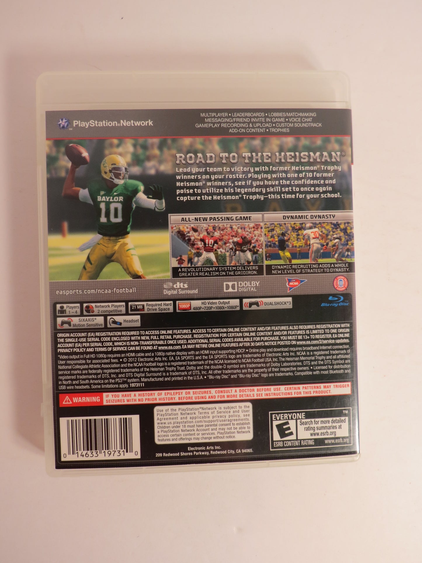 NCAA Football 13 Playstation 3 PS3 Game CIB
