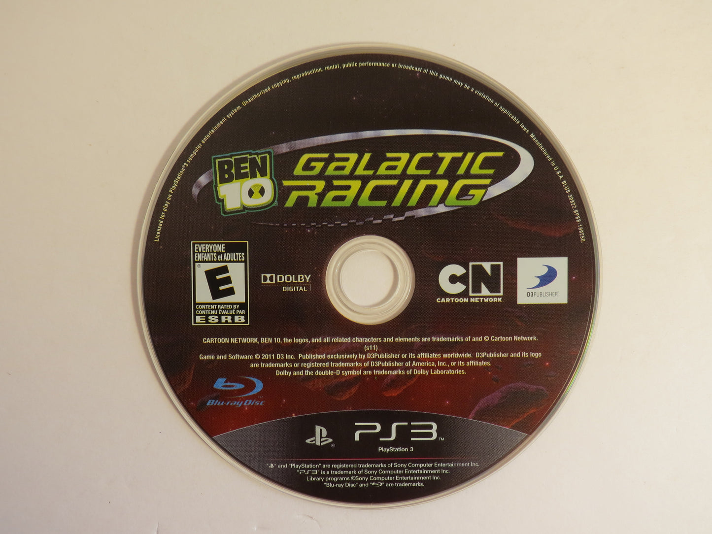 Ben 10: Galactic Racing Playstation 3 PS3 Game CIB