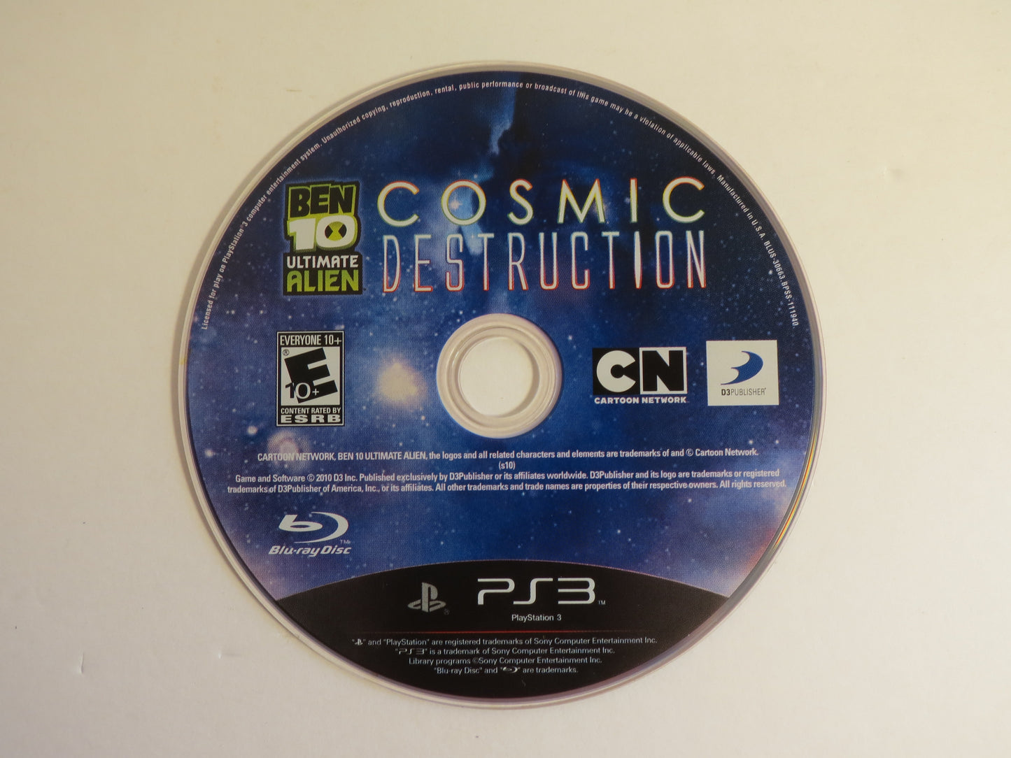 Ben 10 Ultimate Alien Cosmic Destruction Playstation 3 PS3 Game CIB