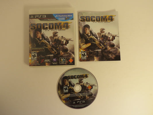 Socom 4: US Navy Seals Playstation 3 PS3 Game CIB
