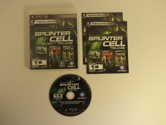 Tom Clancy's Splinter Cell Trilogy HD Playstation 3 PS3 Game CIB