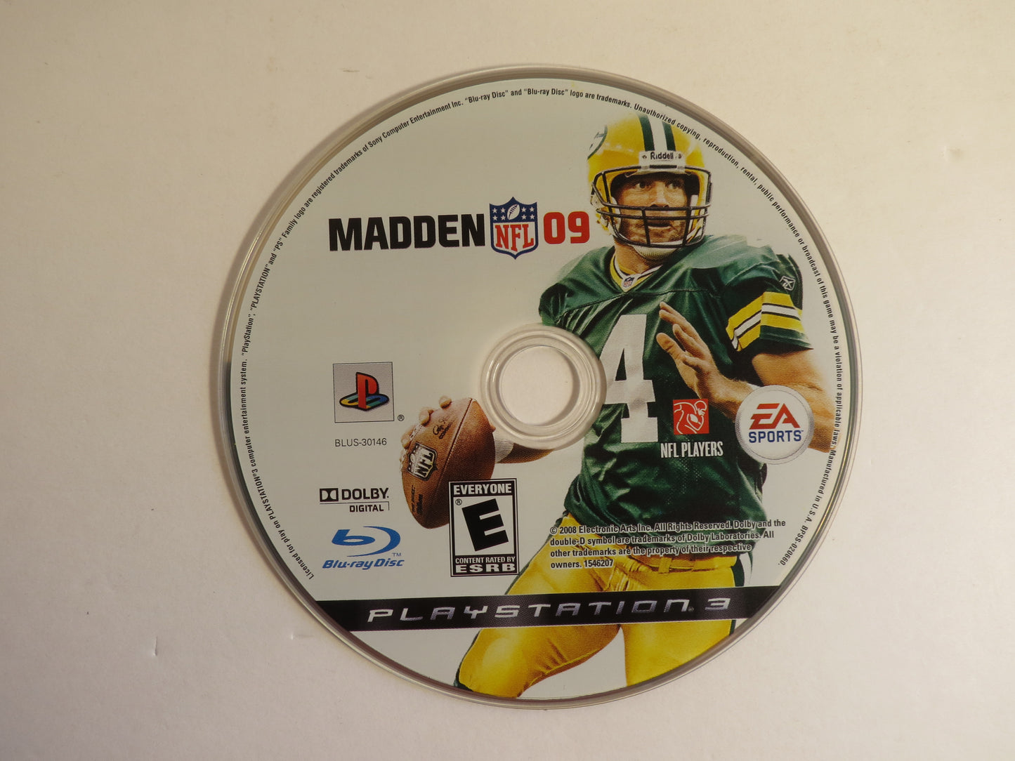 Madden NFL 09 Playstation 3 PS3 Game CIB