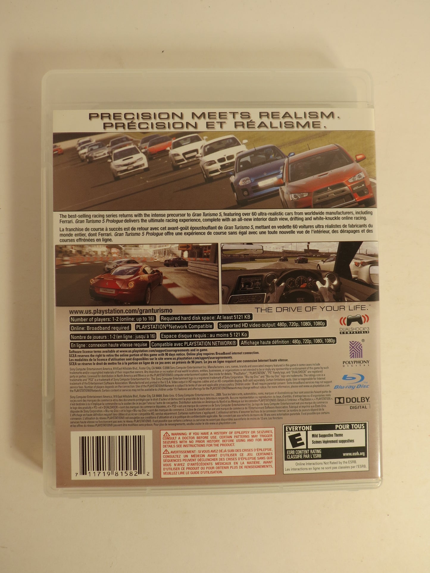 Gran Turismo 5 Prologue Playstation 3 PS3 Game CIB