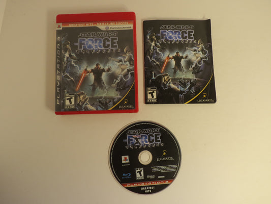 Star Wars the Force Unleashed Greatest Hits Playstation 3 PS3 Game CIB