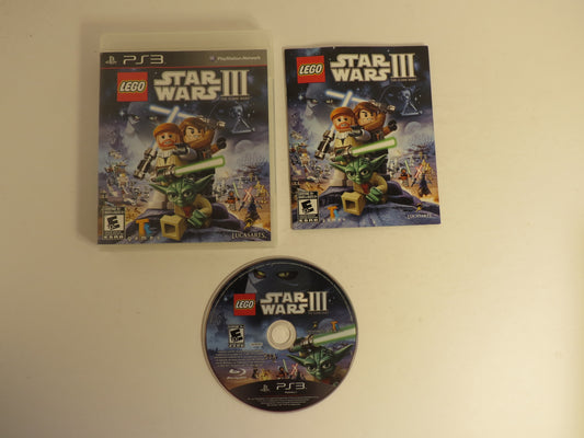 Lego Star Wars III The Clone Wars Playstation 3 PS3 Game CIB