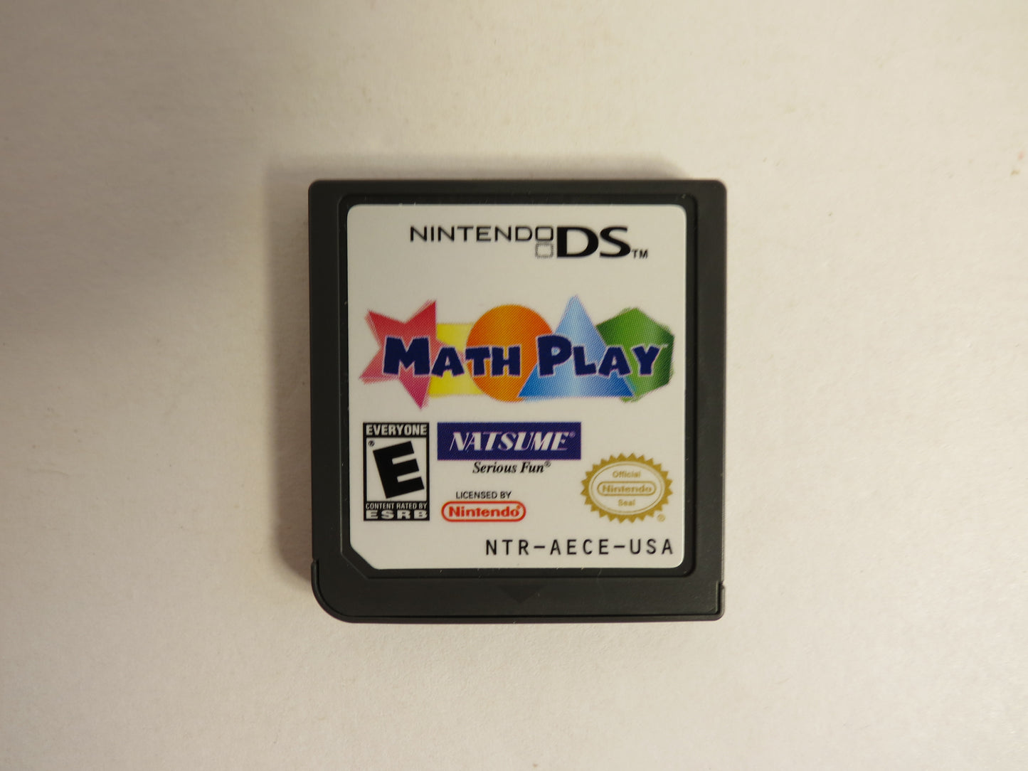 Math Play Nintendo DS Game CIB