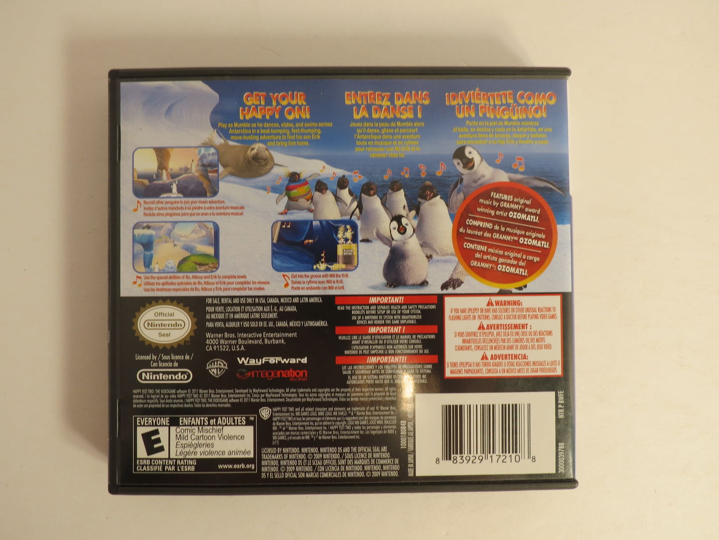 Happy Feet Two Nintendo DS Game CIB