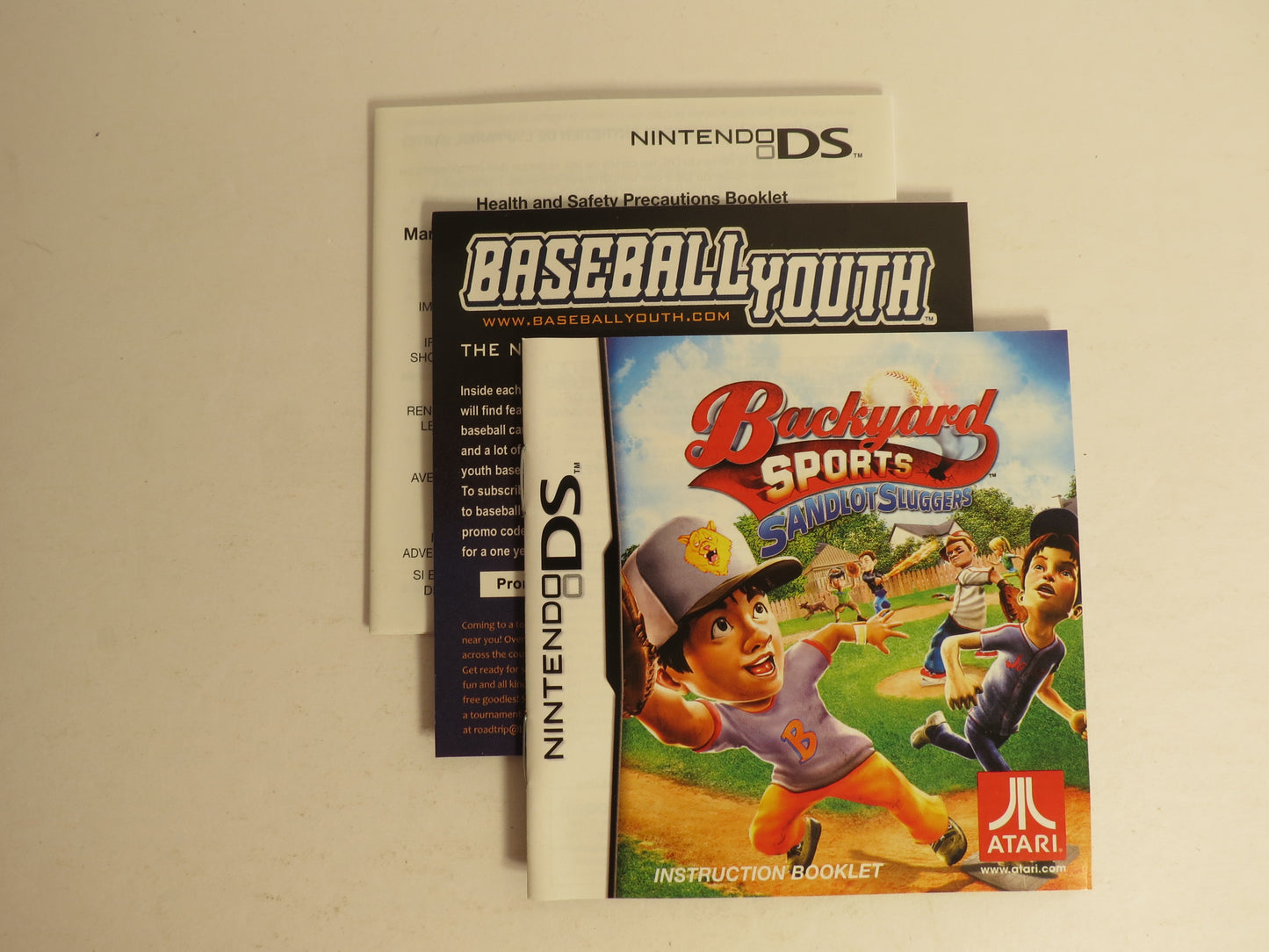 Backyard Sports: Sandlot Sluggers Nintendo DS Game CIB