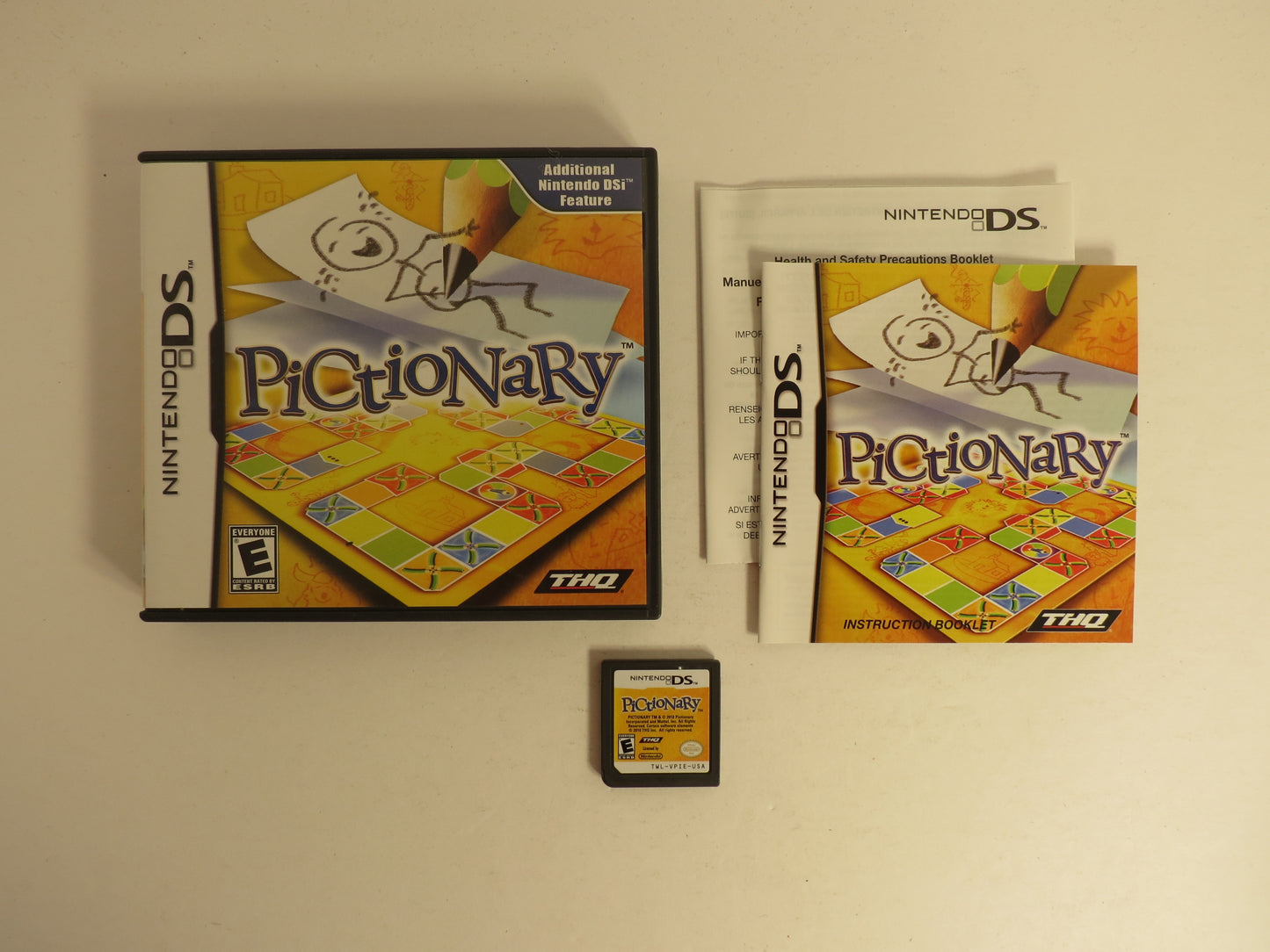 Pictionary Nintendo DS Game CIB